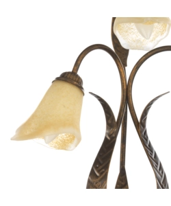 LAMPADA DA TAVOLO 3 LUCI ONLI "ALGA" BRONZO E14